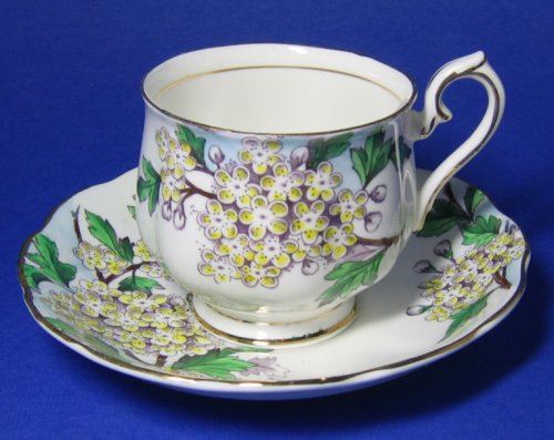 Vintage Royal Albert Hawthorn Flower of the Month #5 Tea Cup