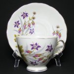 Colclough Purple Flowers Teacup