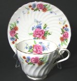 Aynsley Floral Bouquet Teacup and Saucer