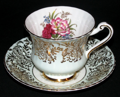 Gorgeous Paragon Gilt Floral Teacup and Saucer