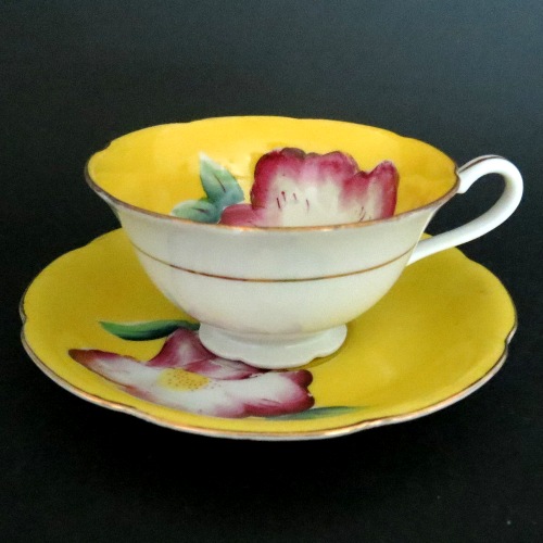 Yellow Shafford Teacup