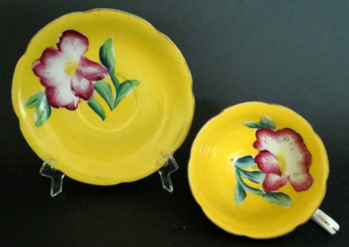 Yellow Shafford Japan Teacup