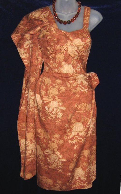 Vintage Alfred Shaheen Hawaiian Dress