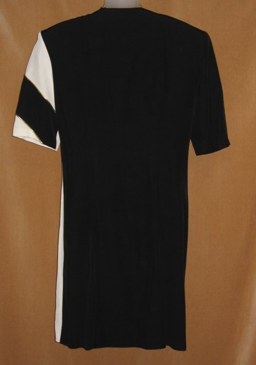 Joseph Ribkoff Black White Double Breasted Dress