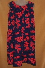 Ui-Maikai Red Hibiscus Dress