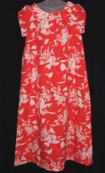 Hukilau Red Hawaiian Dress
