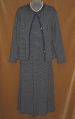 Laura Ashley Pin Stripe Twin Dress Set