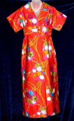 Sun Fashions Kimono Style Hawaiian Dress