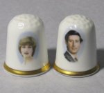 Prince Charles and Lady Diana Thimbles