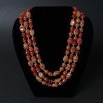 Red 3 Strand Necklace