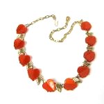 Red Heart Thermoset Necklace