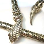 Whiting and Davis Snake Necklace
