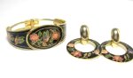 Clamper Bracelet and Earrings