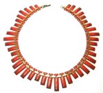 Matisse Red Enamel Necklace
