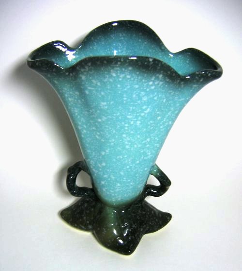 Hull Vase Blue Green