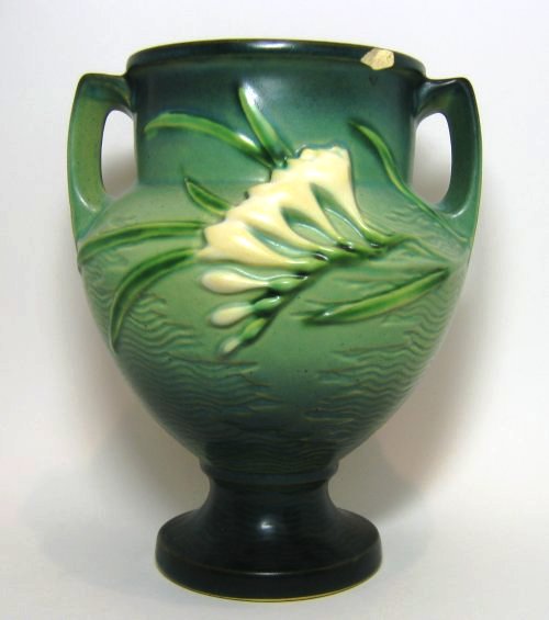 Roseville Freesia Trophy Vase